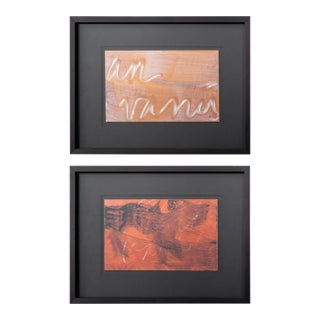 Stephen Ellis Abstract Acrylics on Panel, 2 For Sale