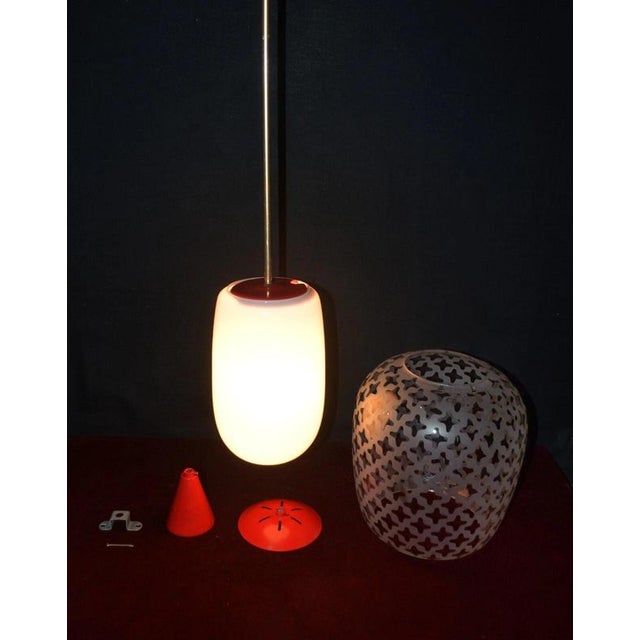Mid-Century Cora Pendant Lamp in Brass and Glass by Wilhelm Wagenfeld for Peill & Putzler, 1960s For Sale - Image 12 of 18