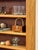 Vintage MCM Light Oak Bookshelf, Five Shelf With Rounded Edges, Rustic Bookcase For Sale - Image 11 of 13