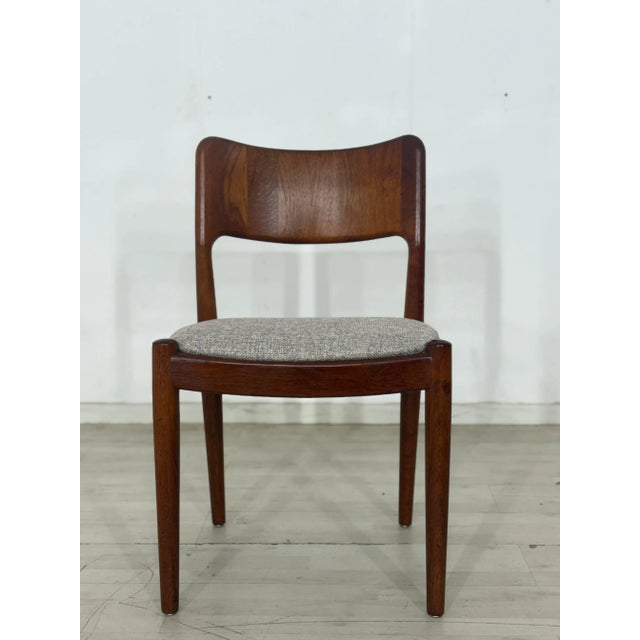 Teak Dining Chairs by Hennig Kjaernulf, Set of 5 For Sale - Image 4 of 9
