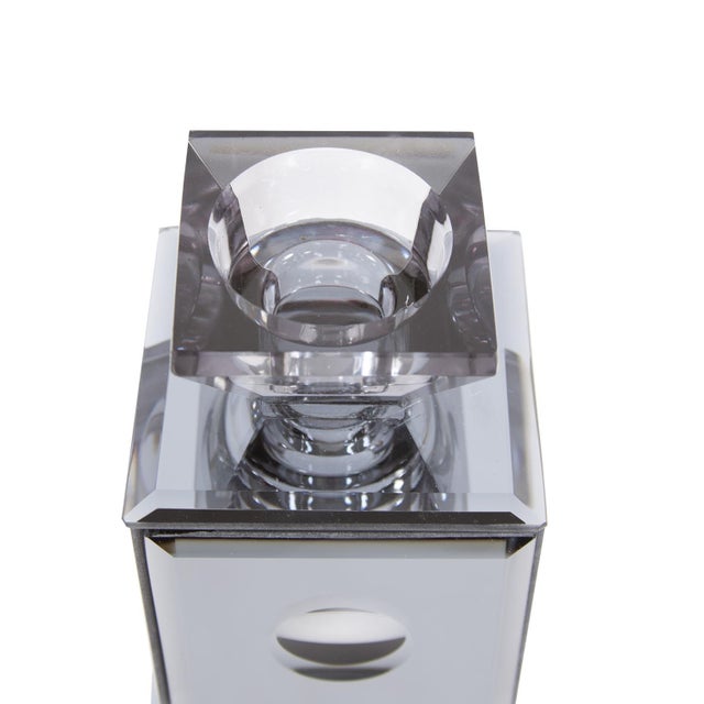 Grigio Mirrored Candle Holder For Sale In Chicago - Image 6 of 11