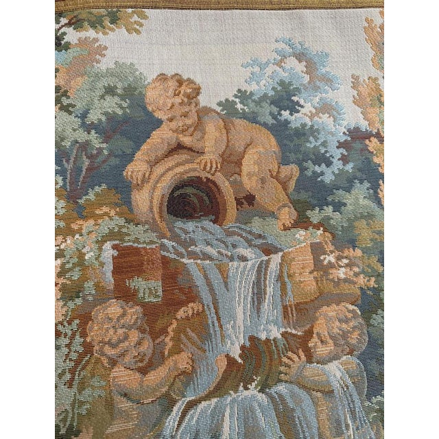 Vintage Aubusson Style Jaquar Tapestry, 1970s For Sale - Image 11 of 18