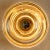 Glass Brass Flush Mount from Cosack Leuchten, 1970s For Sale - Image 12 of 13