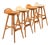 OD61 Bar Stools by Erik Buch for Oddense Møbler, Denmark, 1965, Set of 4 For Sale