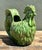 Vintage Glazed Ceramic Rooster Cache Pot For Sale - Image 9 of 12
