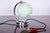 Metal Czech Bauhaus Table Lamp in Chrome, Aluminium and Opaline Glass, 1930s For Sale - Image 7 of 9