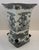 Chinese Chinese Black & White Porcelain Vase, Figural Rooster Garden Scene For Sale - Image 3 of 10