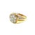 14k Yellow Gold Diamond Studded Gypsy Band Ring, Size 8.5 For Sale - Image 9 of 10