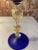 1970s Vintage 1970s Blue Italian Handcrafted Chalice For Sale - Image 5 of 7