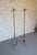 1950s Pair of French Mid-Century Modern Polished Nickel Tripod Floor Lamps For Sale - Image 11 of 14