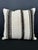Turkish Hemp Pillow Cushion Natural Beige Black Cushion Cover 20"x20" For Sale - Image 4 of 4