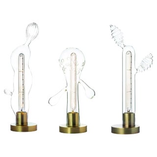 Transgenic Table Lamps by Secondome Edizioni, Set of 3 For Sale