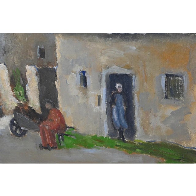 H. Albert, Village Scene, Oil on Canvas, 20th Century For Sale - Image 8 of 17