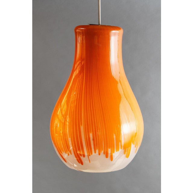 Anemone Pendant Light in Glass by Ludovico Diaz De Santillana for Venini, 1960s For Sale - Image 11 of 11