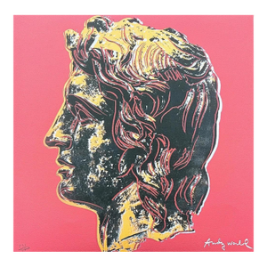 1986 Carnegie Museum of Art After Andy Warhol "Alexander the Great Pink" Lithograph