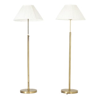 Vintage Floor Lamps by Josef Frank for Svenskt Tenn, 1950s, Set of 2 For Sale