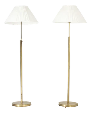 Vintage Floor Lamps by Josef Frank for Svenskt Tenn, 1950s, Set of 2