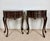 French Louis XV Style Bombe Nightstands with Two Drawers, 1930, Set of 2 For Sale - Image 4 of 12