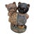 1920s Antique Hubley Cast Iron "Twin Kitties" Door Stop For Sale