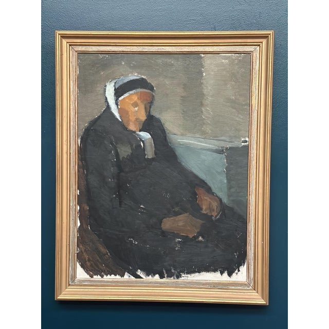 Anna Barbara Weinreich, Gumma, 1950s, Oil on Canvas, Framed For Sale - Image 4 of 14