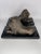 Modern Bombay Company Solid Brass Lion Bookends on Black Marble Bases — Regal Classical Pair For Sale - Image 3 of 6