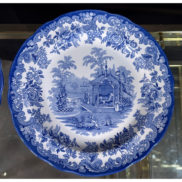 Spode Blue Room Collection Zoological Series Plates, Made in England - Set of 4 For Sale In Providence - Image 6 of 12