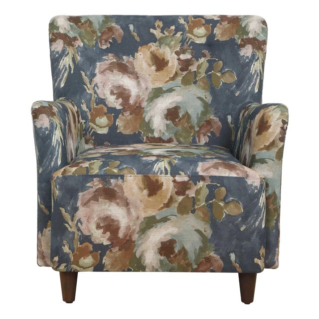 Lainey Floral Upholstered Armchair For Sale