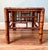 Baker Furniture Company 20th C. Asian Bamboo Side Table With Geometric Fretwork – Chinoiserie / British Colonial For Sale - Image 4 of 11