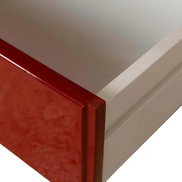 Olinto Wooden Sideboard in Red from B&b Italia / C&b Italia For Sale - Image 6 of 13