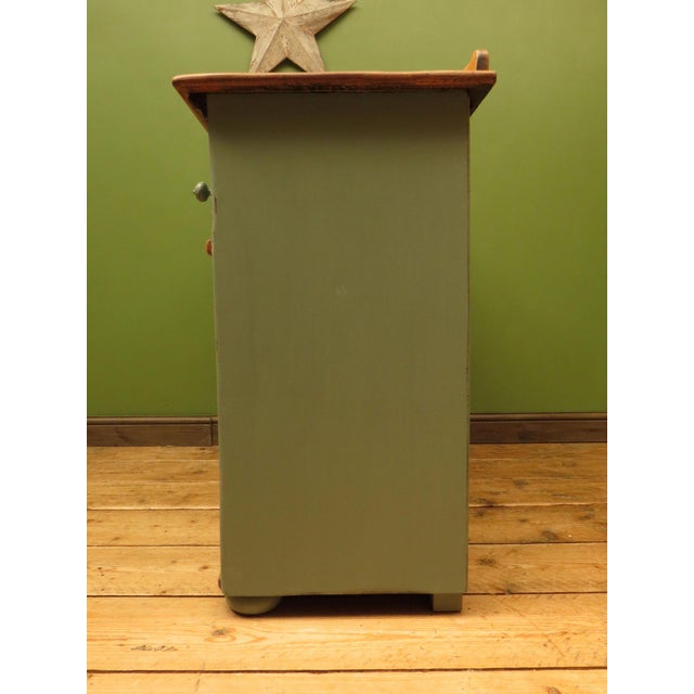 Miami Inspired Dusky Blue Sideboard with Stripped Top, 1950s For Sale - Image 15 of 18