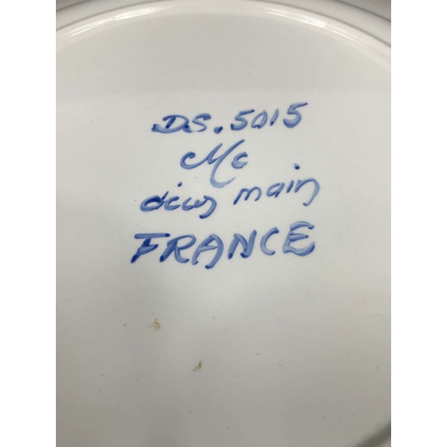 Vintage French Decorative Plate For Sale - Image 9 of 10