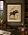 Gold C. Schach, Moose / Eurasian Elk & Antler Anatomy, 1845, Lithograph For Sale - Image 8 of 9