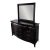 11-Drawer Traditional Espresso Bow-Front Dresser With Mirror & Jewelry Storage For Sale