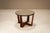Mid-Century Modern Italian Side Table with Mirrored Top and Geometrical Legs, 1940s For Sale - Image 3 of 13