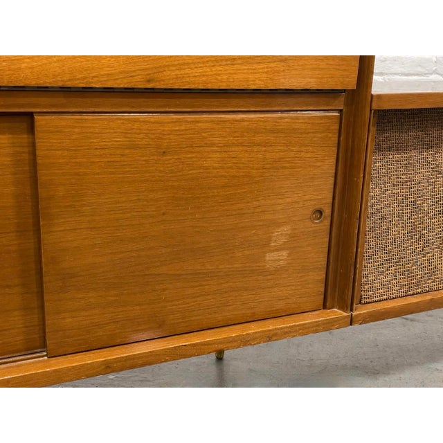 Vintage Mid Century Modern Bar Cabinet | Credenza Console | Liquor Cabinet, C. 1960’s For Sale - Image 14 of 18