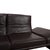 Brown Raoul Leather Corner Sofa and Ottoman in Brown with Manual Function by Koinor, Set of 2 For Sale - Image 8 of 18