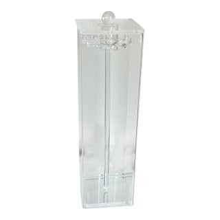 Postmodern Acrylic Jewelry Caddy Necklace Holder For Sale