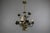 Hollywood Regency Style Floral Three-Light Chandelier, France, 1970s For Sale - Image 13 of 18