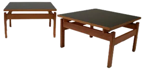 Mid-Century Domino Coffee Tables by Yngve Ekström for Swedese, Set of 2