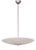 Bauhaus Chandelier in Chrome, Steel and Frosted Glass, Czech, 1940s For Sale