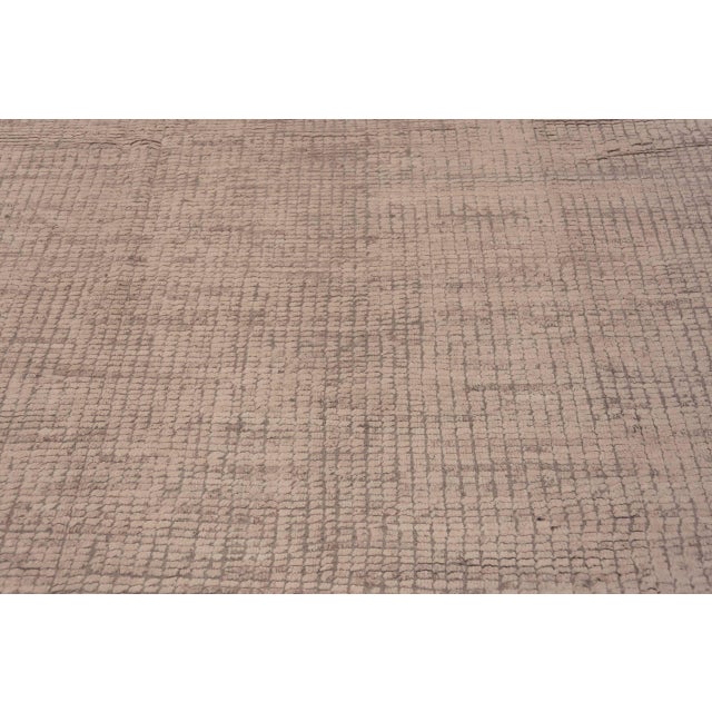 Quite Beautifully Decorative and Versatile Large Size Soft Light Ivory Cream Color Solid Abstract Design Modern Area Rug,...