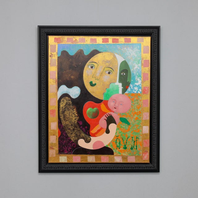Wouter Stips, Figurative Diptychs, 2000s, Acrylic on Canvases, Framed, Set of 2 For Sale - Image 3 of 16