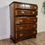 Vintage Drexel Heritage Chippendale Flame Mahogany Tall Chest / Dresser For Sale - Image 10 of 12