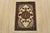 Tribal Meshkin Rug 1’4” X 1’11” Ivory Wool Tribal Hand-Knotted Oriental Carpet For Sale - Image 3 of 5