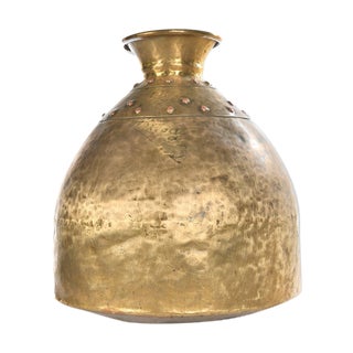 Brass Vase, 1940s For Sale