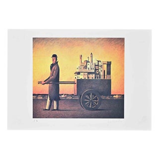 Franco Fortunato, The City Transporter, 1990s, Lithograph For Sale