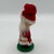 Rustic European Vintage 1960s German Mid-Century Felt Santa Figure on Green Base – Christmas Decoration For Sale - Image 3 of 6