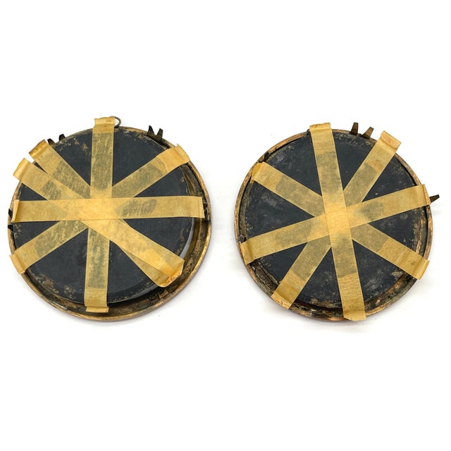 Metal Pair 18th Century Eleanora & M. Magdalena Medici Wax Portraits On Slate For Sale - Image 7 of 9