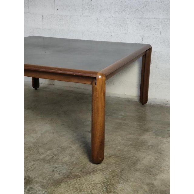 Model 781 Square Dining Table in Walnut by Vico Magistretti for Cassina, 1960s For Sale - Image 6 of 17