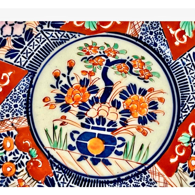 19th Century !9th C. Lobed Imari Platter For Sale - Image 5 of 8